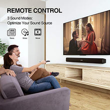 Load image into Gallery viewer, Sound Bar for TV with Subwoofer Deep Bass Soundbar 2.1 CH Home Audio Surround Sound Speaker System with Wireless Bluetooth 5.0 for PC Gaming with Wired Opt/Aux/Coax Connection Mountable 29-Inch