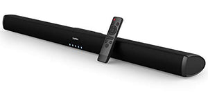 Sound Bars for TV, Wired and Wireless Bluetooth 5.0 TV Stereo Speakers Soundbar 32’’ Home Theater Surround Sound System Optical/Coaxial/RCA Connection, Wall Mountable