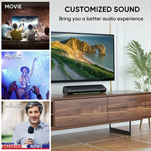 Load image into Gallery viewer, Saiyin Sound Bars for TV, Soundbar with Bluetooth,Optical, AUX Inputs, 17-Inch Small TV Sound Bar Speakers with Visual Volume Adjustment &amp; Wall Mountable