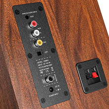 Load image into Gallery viewer, Bluetooth Bookshelf Speaker, Powered Speakers Active 2.0 Stereo 36W X 2 Studio Monitors with Optical/Coxial/RCA inputs/Subwoofer Line Out for Turntable, TVs（Updated with Buttons Control）